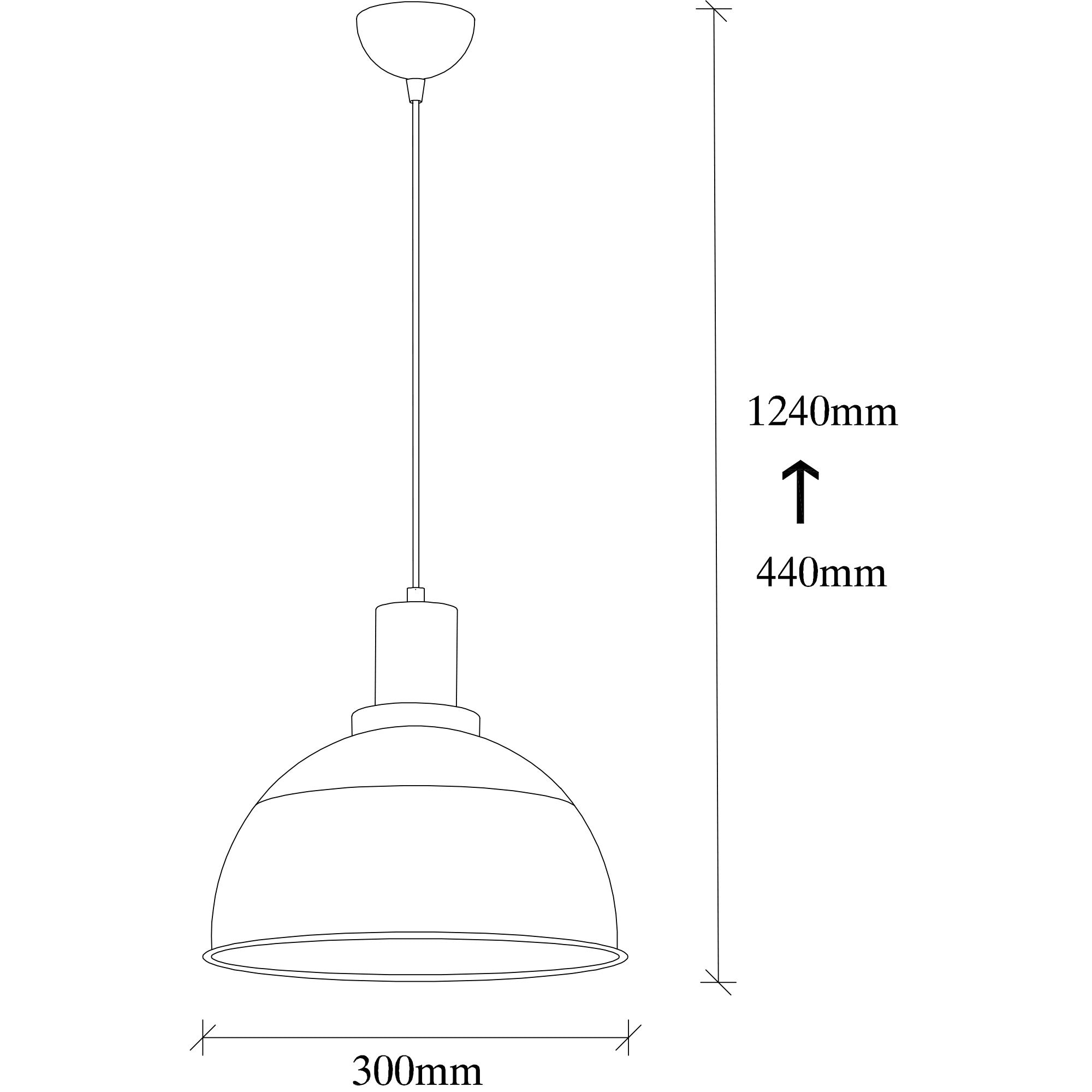 Candeeiro de Teto moderno – 30x30 cm – Preto e Vintage – Metálico