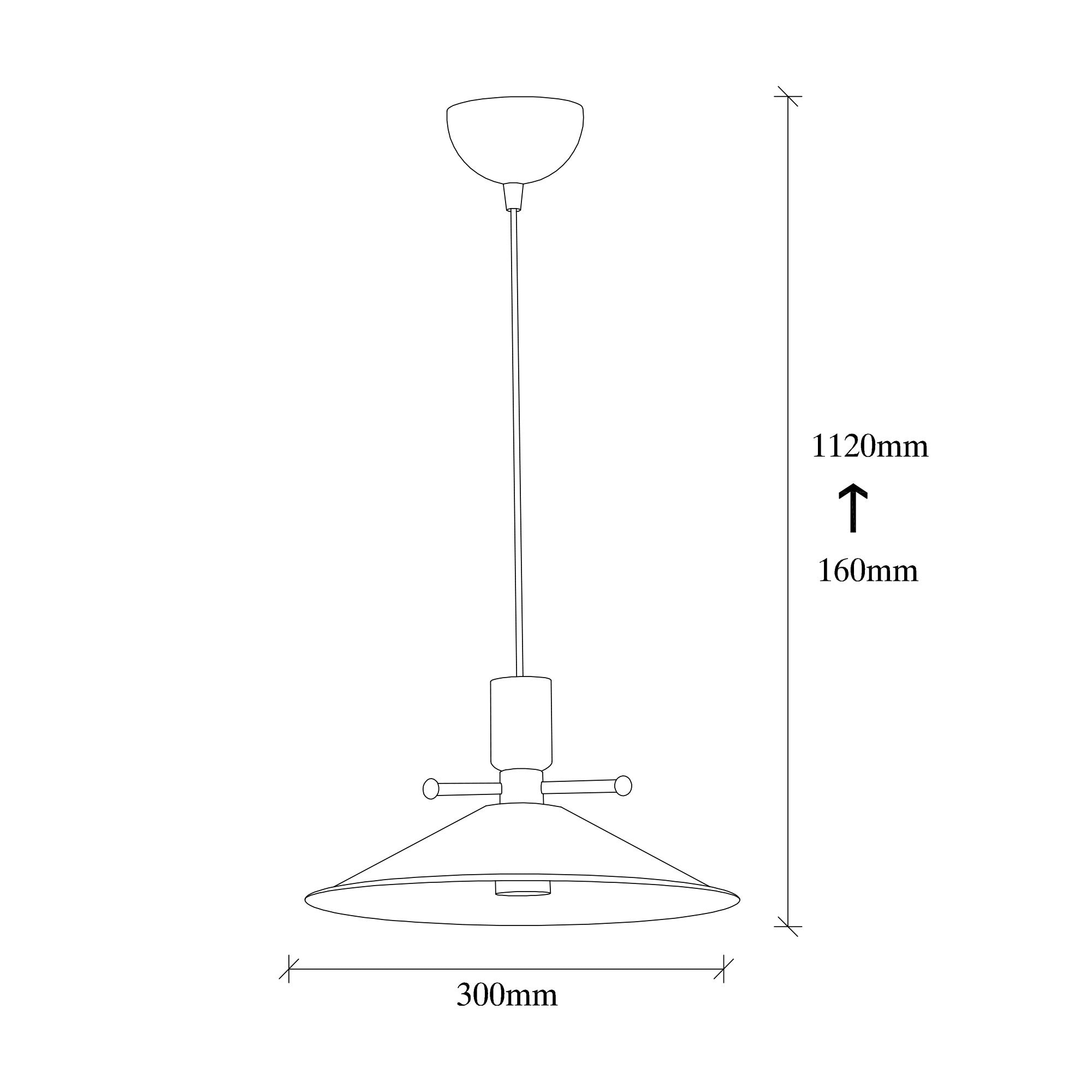 Candeeiro de Teto – 30 x 30 cm – Preto e Cobre – Metálico