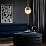 Candeeiro de Teto moderno – 20 x 20 cm – branco – metal e vidro