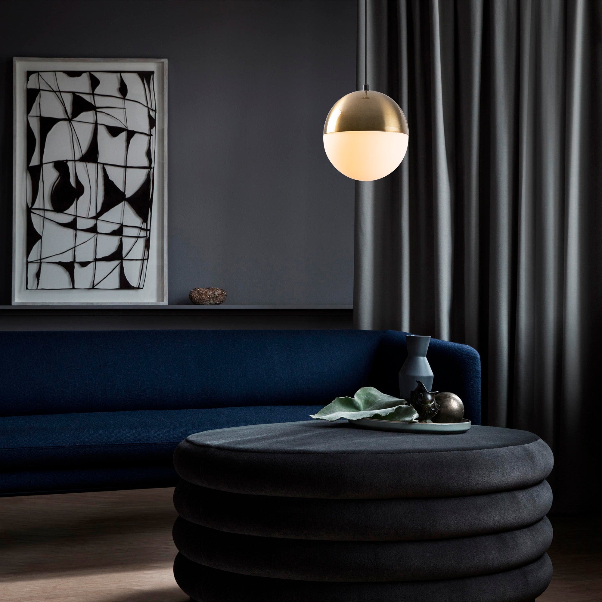 Candeeiro de Teto moderno – 20 x 20 cm – branco – metal e vidro