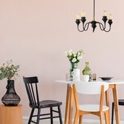 Candeeiro de Teto – 60 x 60 cm – Preto – Metal