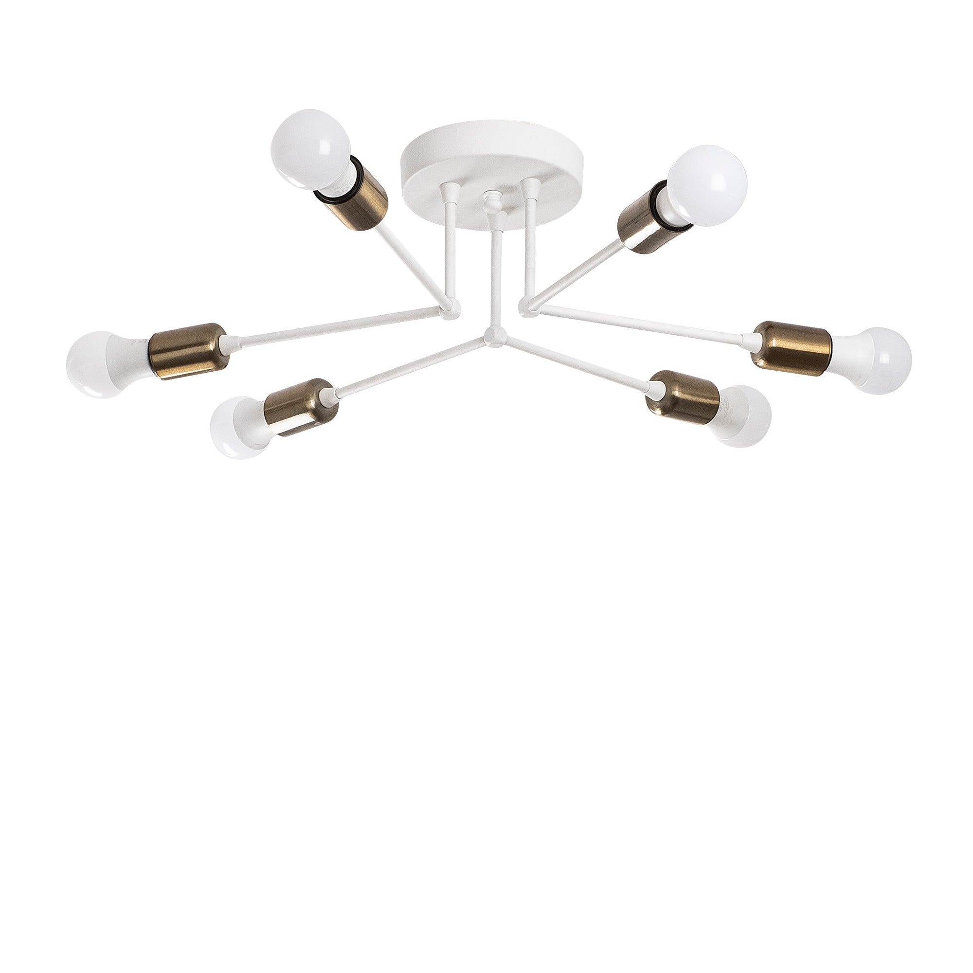 Candeeiro de Teto – 60 x 60 cm – Branco – Metal