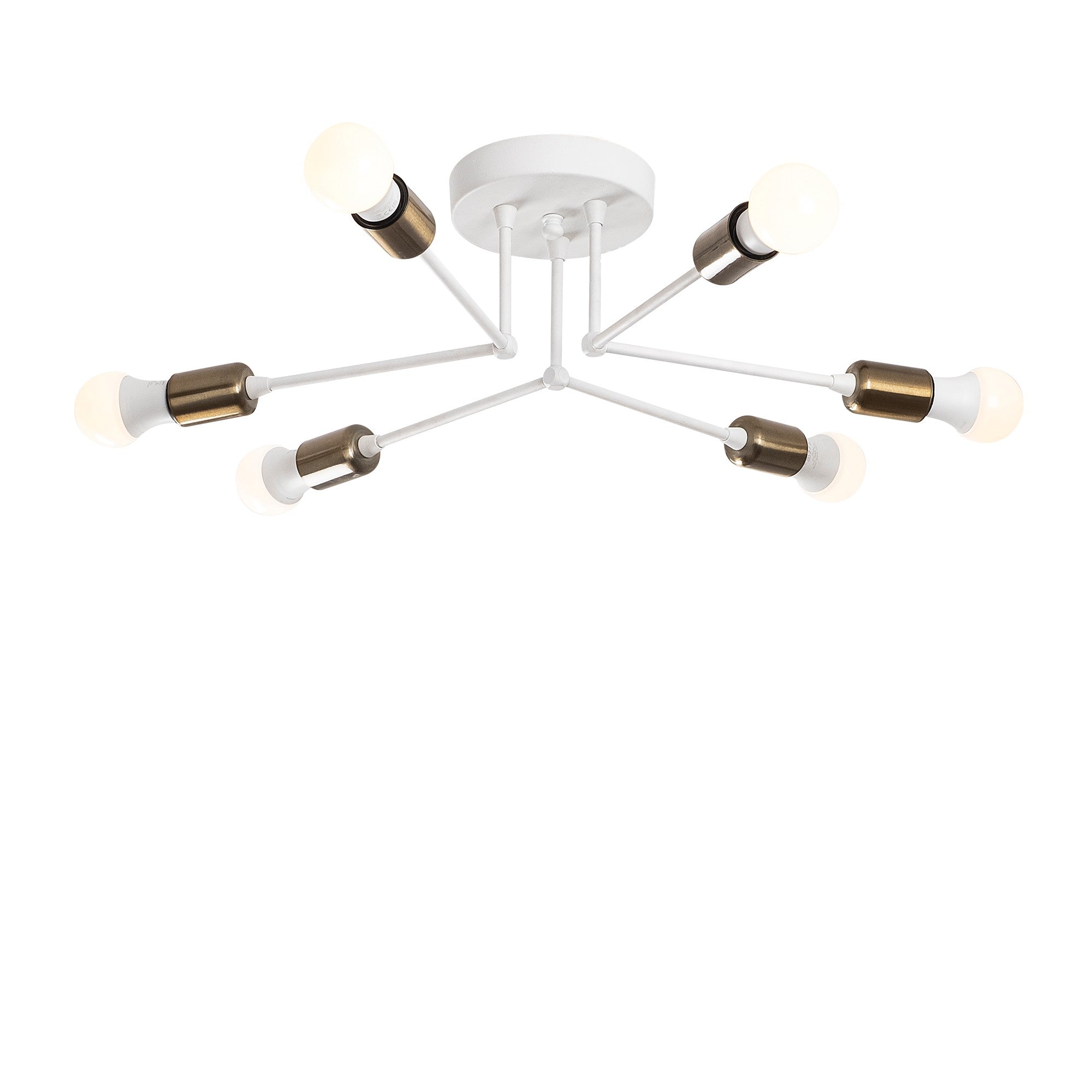 Candeeiro de Teto – 60 x 60 cm – Branco – Metal