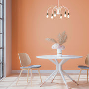 Candeeiro de Teto – 68 x 68 cm – Branco – Metal