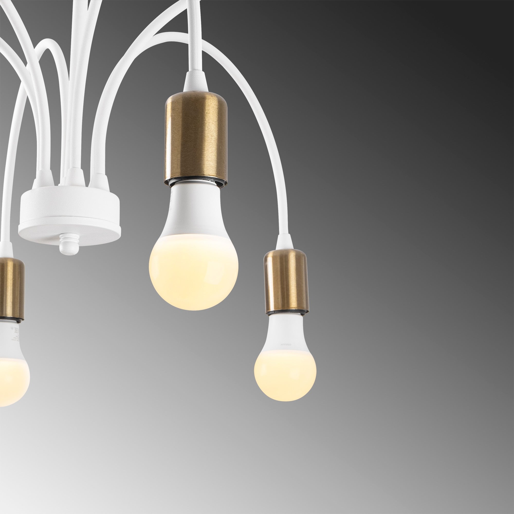 Candeeiro de Teto – 68 x 68 cm – Branco – Metal