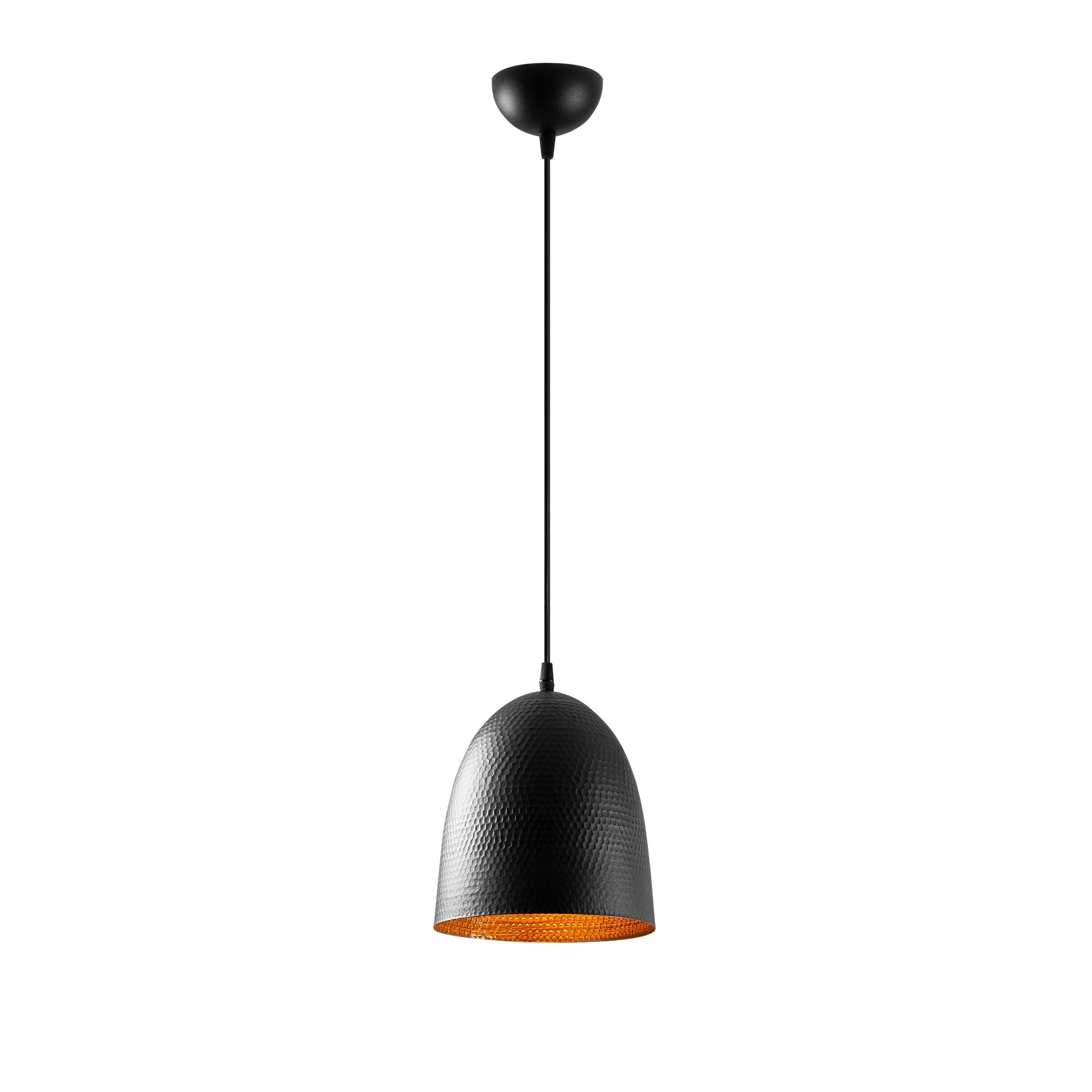 Candeeiro de Teto Industrial – 20 x 20 cm – Preto – Metal