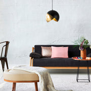 Candeeiro de Teto – 30 x 30 cm – Preto e Vintage – Metal