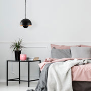 Candeeiro de Teto Industrial Moderno, Corpo em Metal Preto, 30 x 30 cm, Altura 28 cm | Soquete E27, Máx. 40 W | Design Escandinavo Elegante para Casa e Escritório