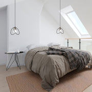 Candeeiro de Teto – 24x24 cm – Preto – Metal