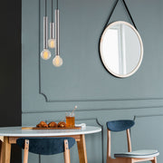 Candeeiro de Teto – 22x22 cm – Prateado – Metal