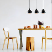 Candeeiro de Teto – 68 x 18 cm – Preto – Metal