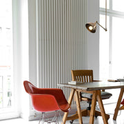 Candeeiro de Teto Vintage Elegante, 42 x 42 cm, Altura 98 cm | Corpo em Metal, Soquete E27, Máx. 40 W | Design Escandinavo Glamouroso com Acabamento em Cobre