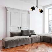 Candeeiro de Teto – 100 x 100 cm – Preto – Metal