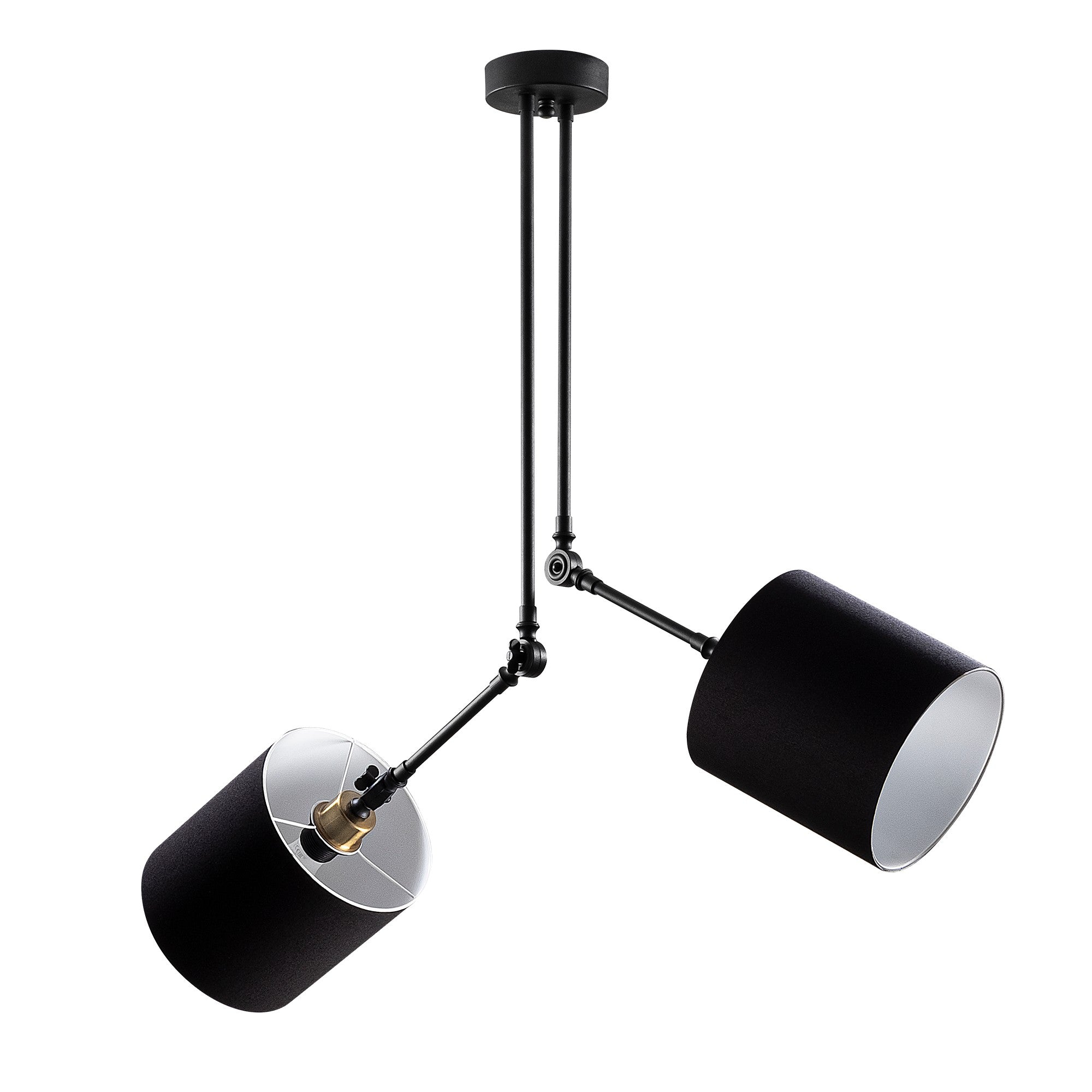 Candeeiro de Teto – 100 x 100 cm – Preto – Metal