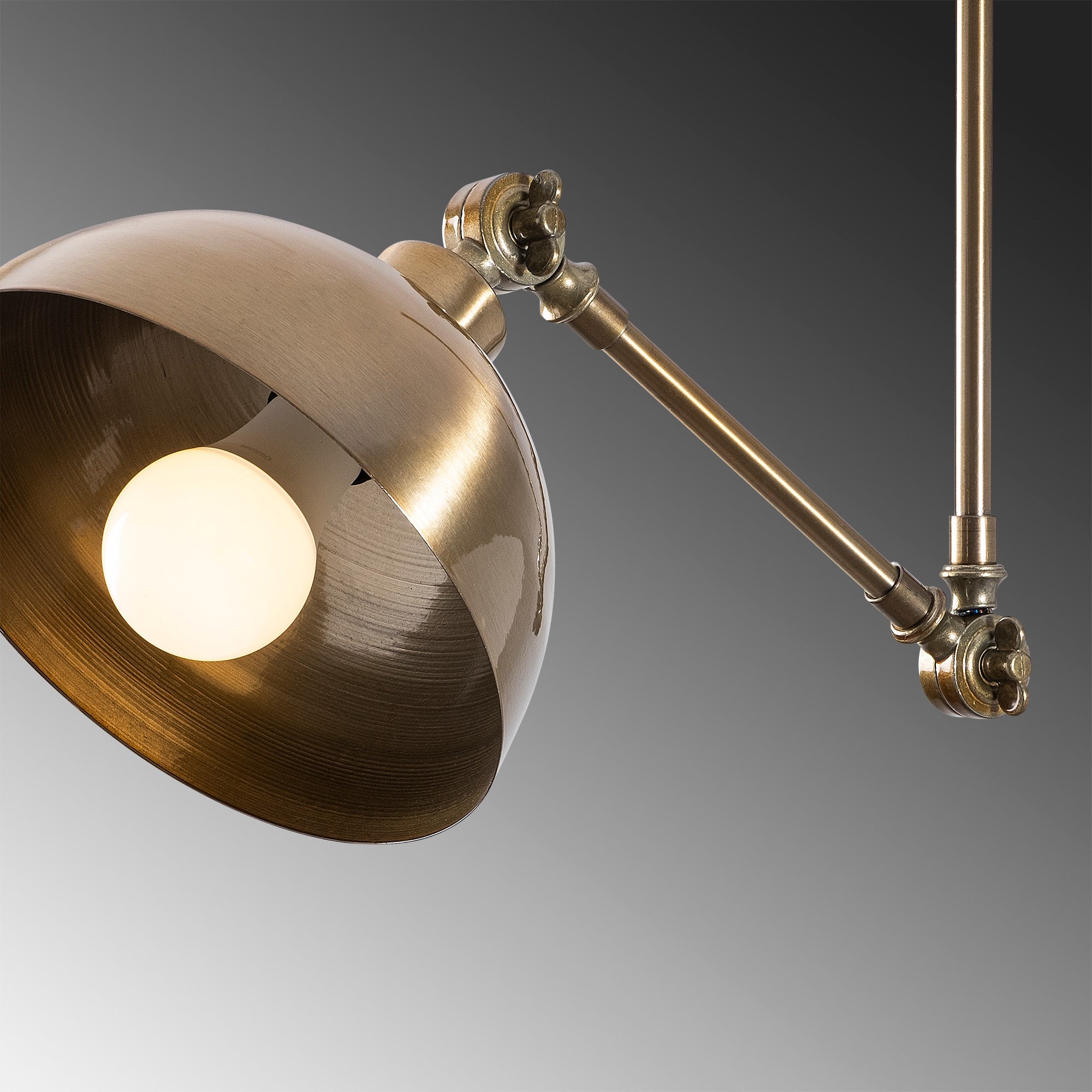 Candeeiro de Teto vintage elegante, corpo de metal, 90 x 90 cm, altura 98 cm | 3 x E27 máx. 40 W | Cor camelo elegante, perfeito para decoração moderna e escandinava