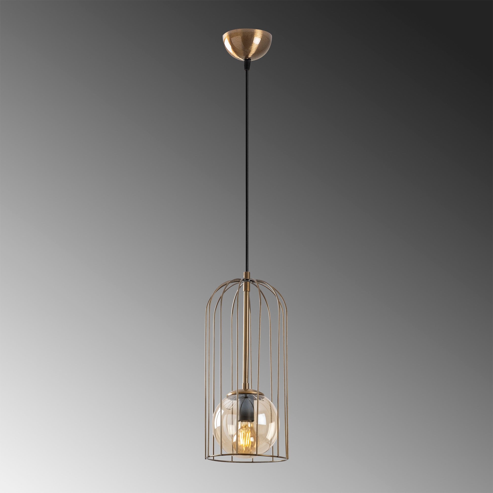 Candeeiro de Teto vintage moderno, altura ajustável de 59 a 139 cm, corpo de metal, 17 x 17 cm, soquete E27 máx. 40 W, design elegante para decoração de casa e escritório