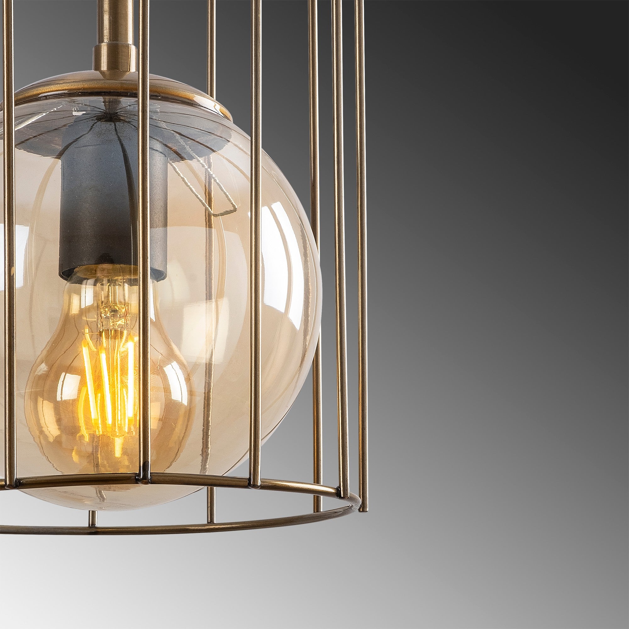 Candeeiro de Teto vintage moderno, altura ajustável de 59 a 139 cm, corpo de metal, 17 x 17 cm, soquete E27 máx. 40 W, design elegante para decoração de casa e escritório