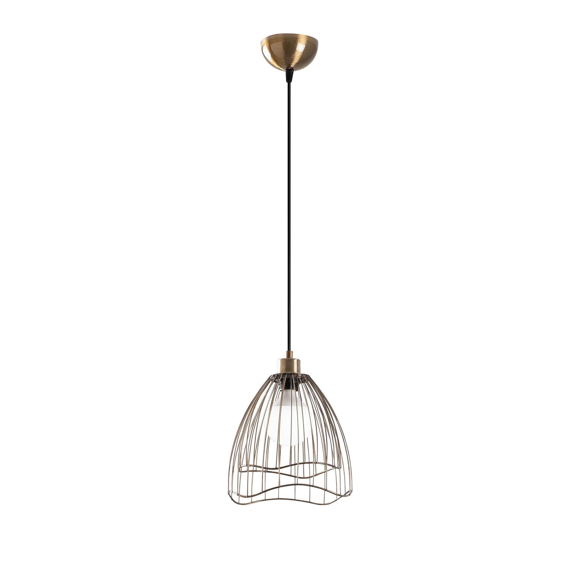 Lustre vintage moderno, altura ajustável de 41 a 121 cm, corpo de metal, 25 x 25 cm, soquete E27 máx. 40 W, design elegante para decoração de casa e escritório