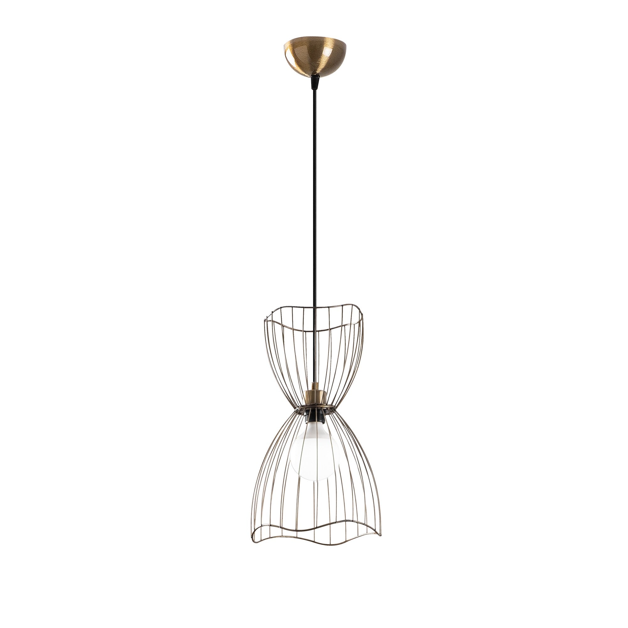 Lustre vintage moderno, altura ajustável de 60 a 140 cm, corpo de metal, 25 x 25 cm, E27 máx. 40 W, design elegante para casa e escritório, IP20