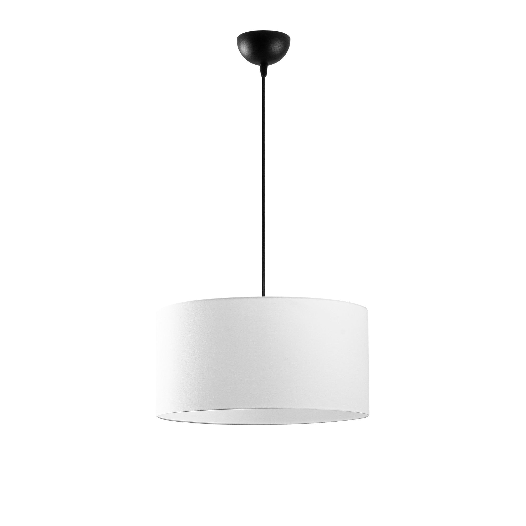 Candeeiro de Teto Escandinavo – Altura Ajustável 38-118 cm – Branco – Metal