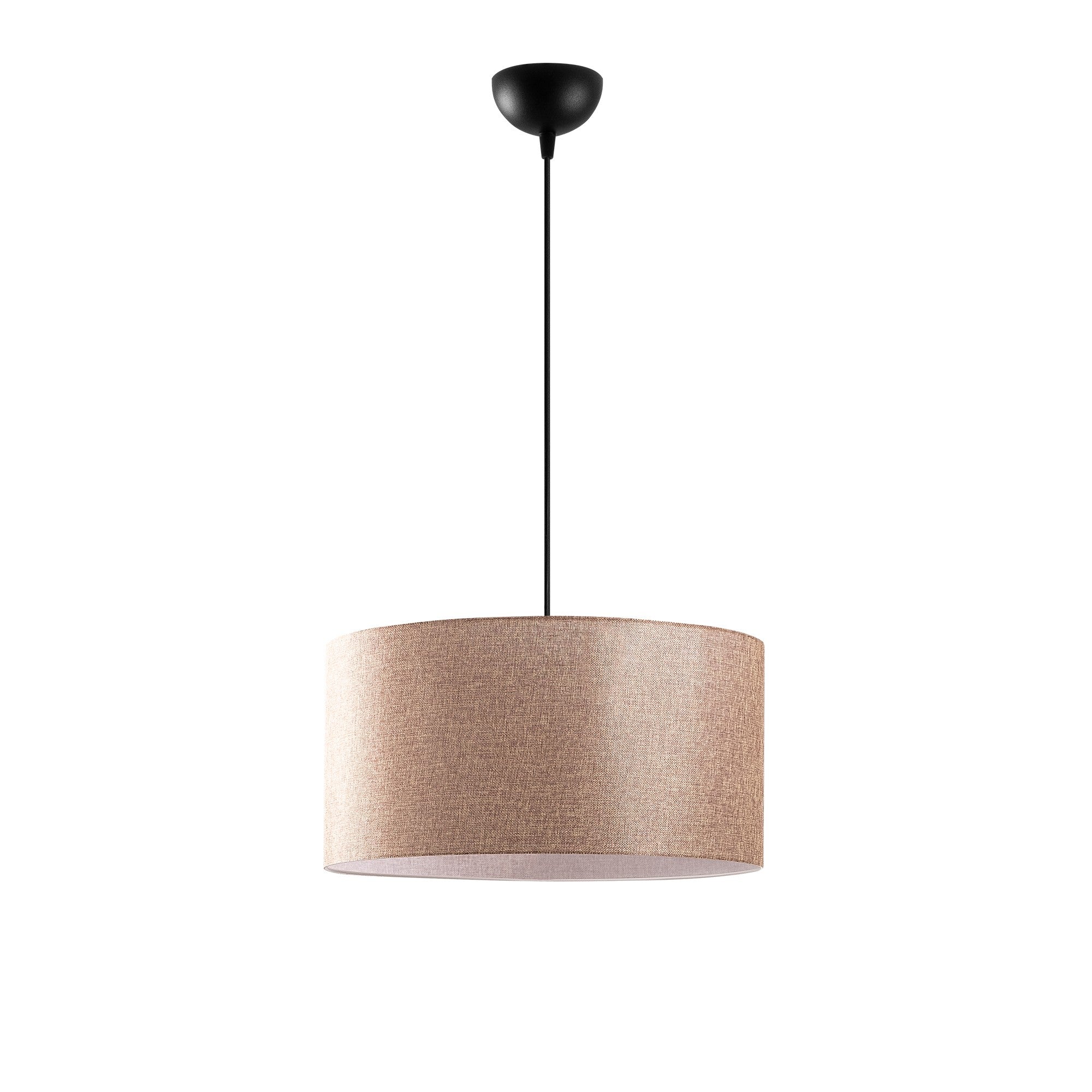 Candeeiro de Teto – 40 cm diâmetro – creme – metal