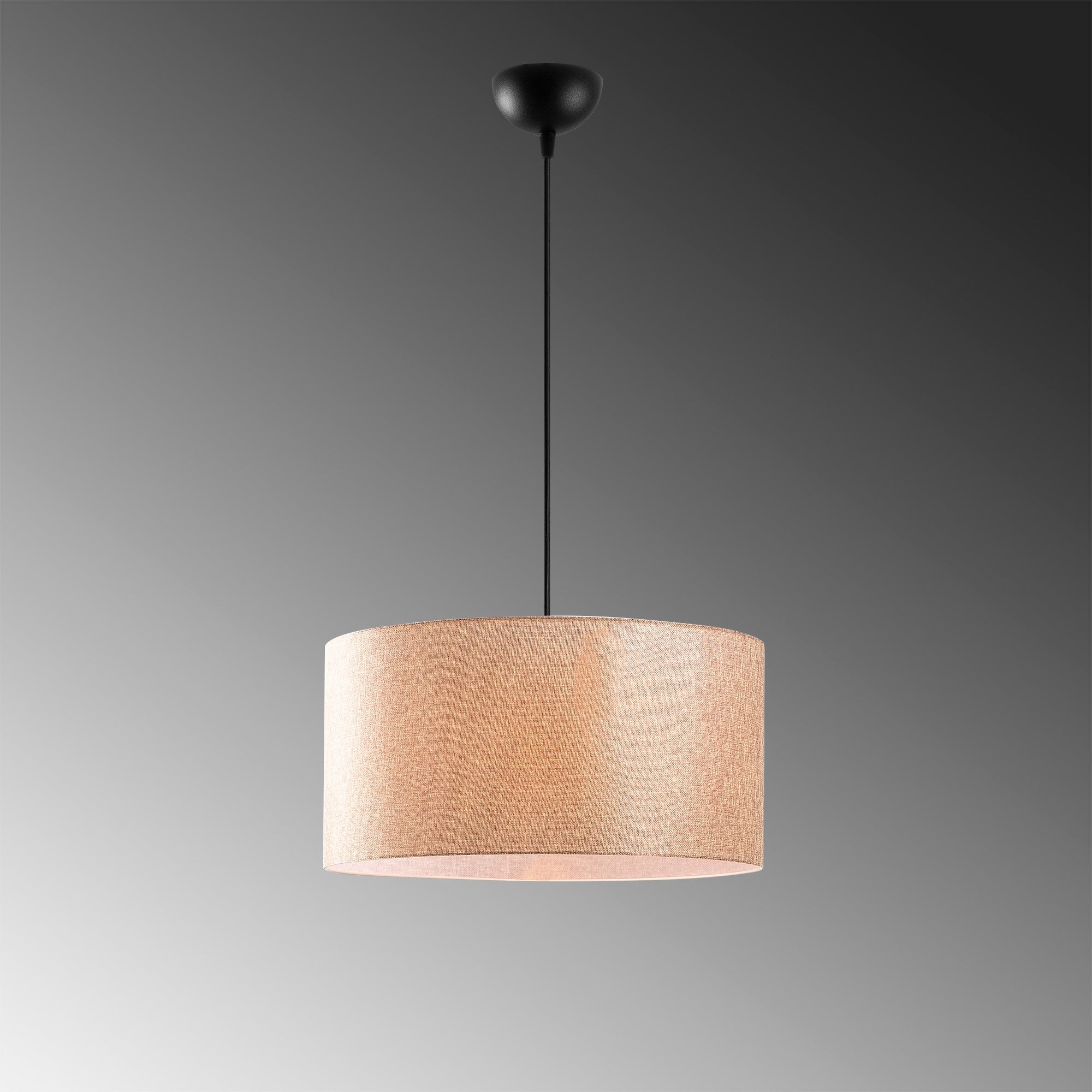 Candeeiro de Teto – 40 cm diâmetro – creme – metal