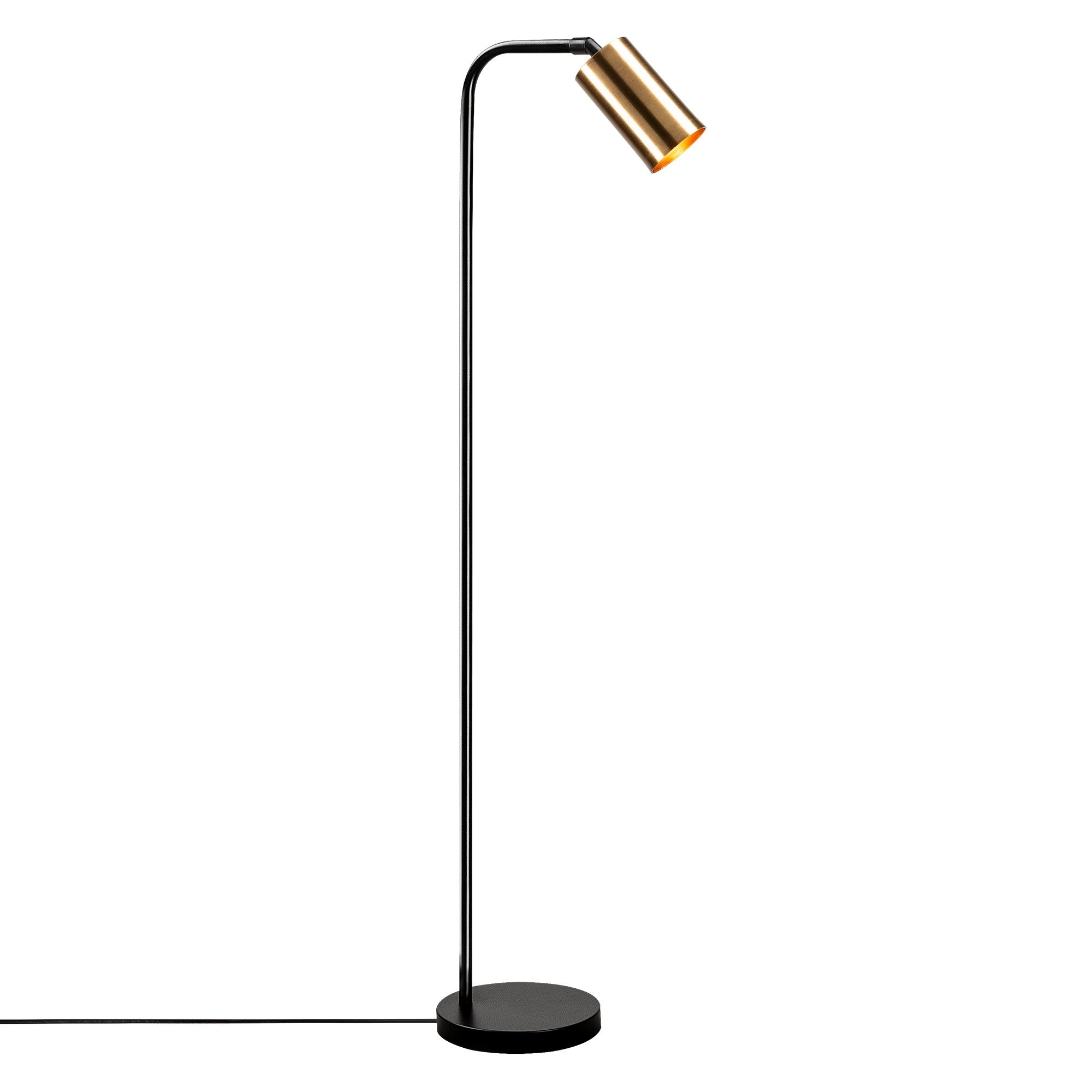 Candeeiro de Pé – 120 cm – Preto e Vintage – Metal