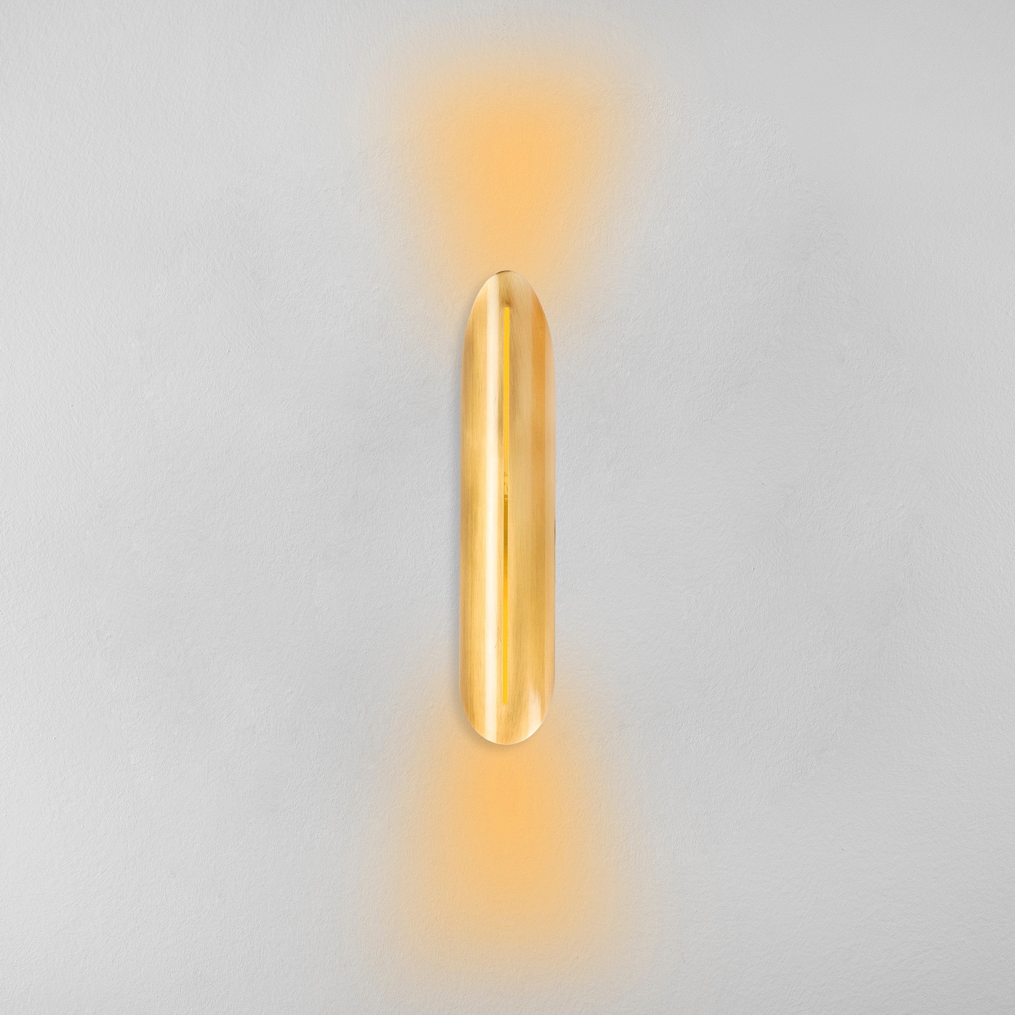 Candeeiro de Parede – 40 cm de altura – Dourado – Ferro