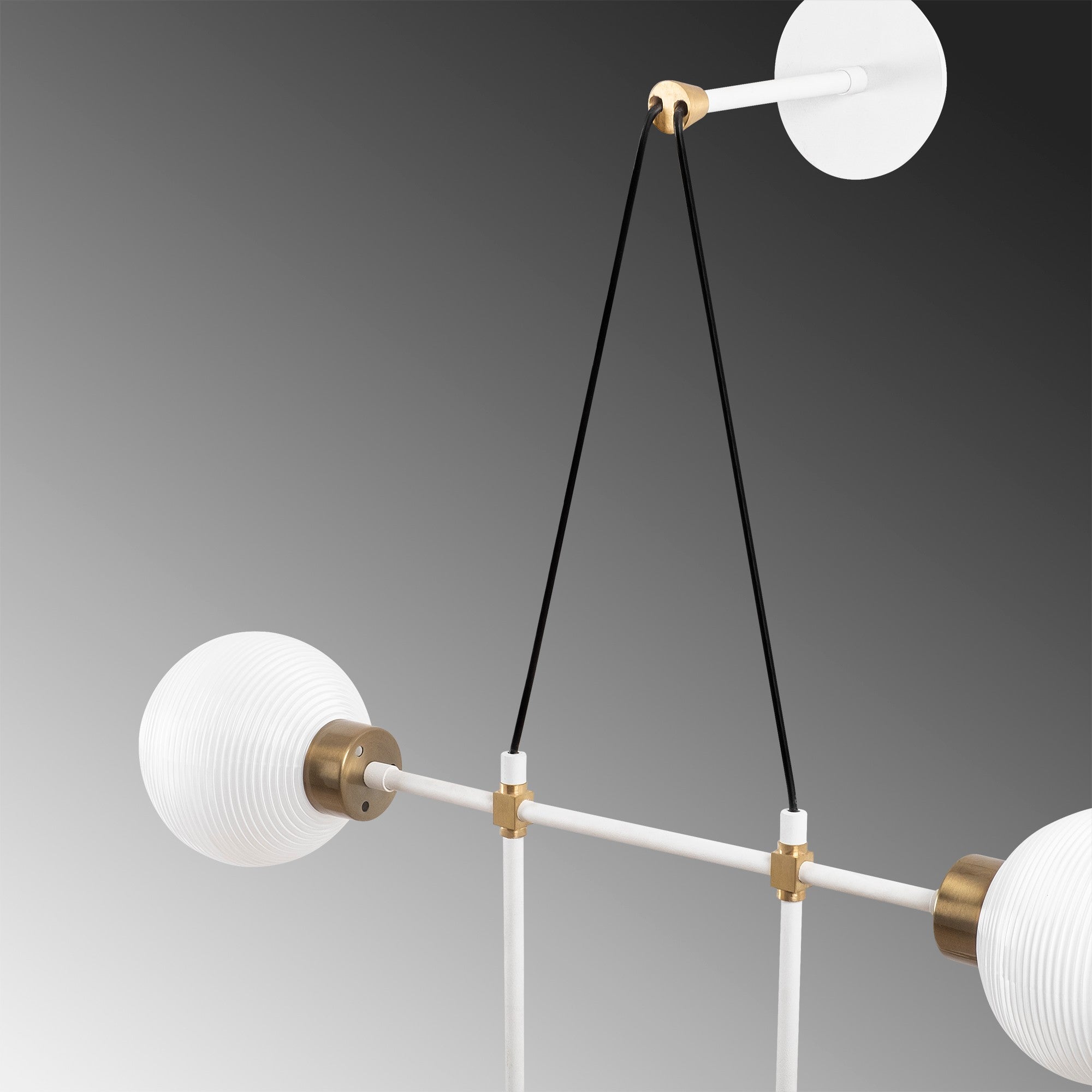 Candeeiro de Parede vintage moderna, corpo de metal, 78 x 15 cm, altura: 65 cm | 4 x E27 máx. 40 W, IP20 | Design elegante para decoração de casa e escritório