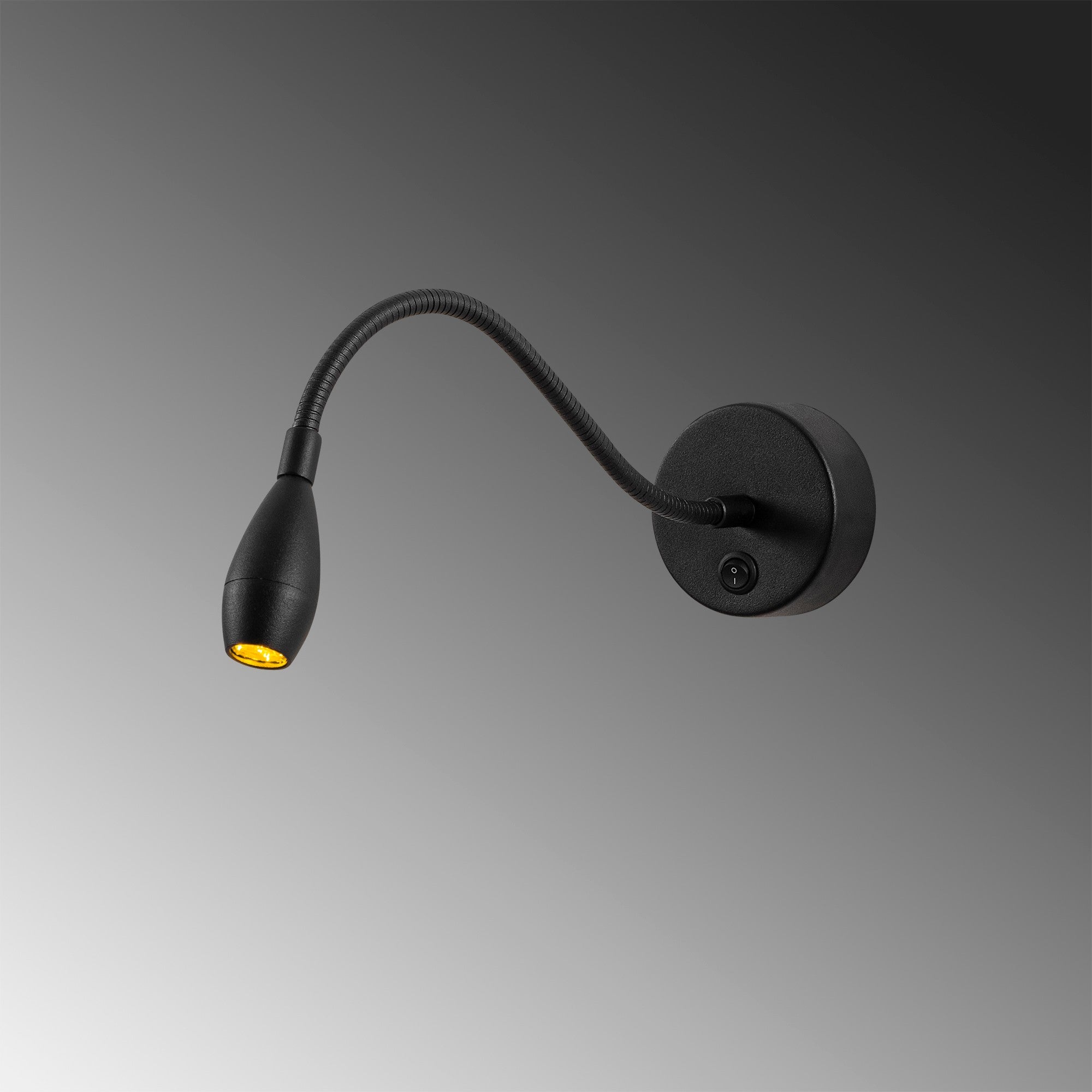 Candeeiro de Parede – 8 x 38 cm – Preto – Metal