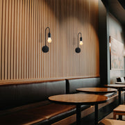 Candeeiro de Parede – 10 x 14 cm – Preto – Metal