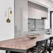 Candeeiro de Parede – 10 x 14 cm – Cobre – Metal