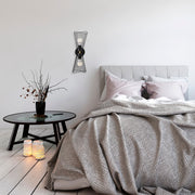 Candeeiro de Parede – 48 cm de altura – preto – metal