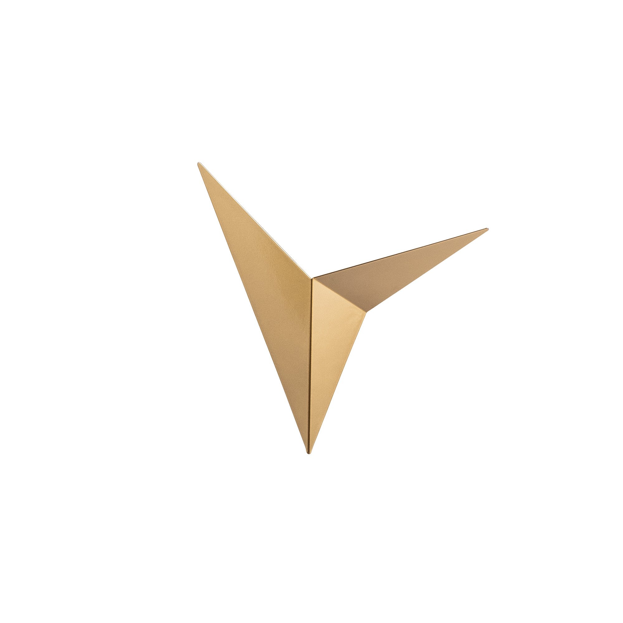 Candeeiro de Parede – 34 x 5 x 34 cm – Dourado – Metal