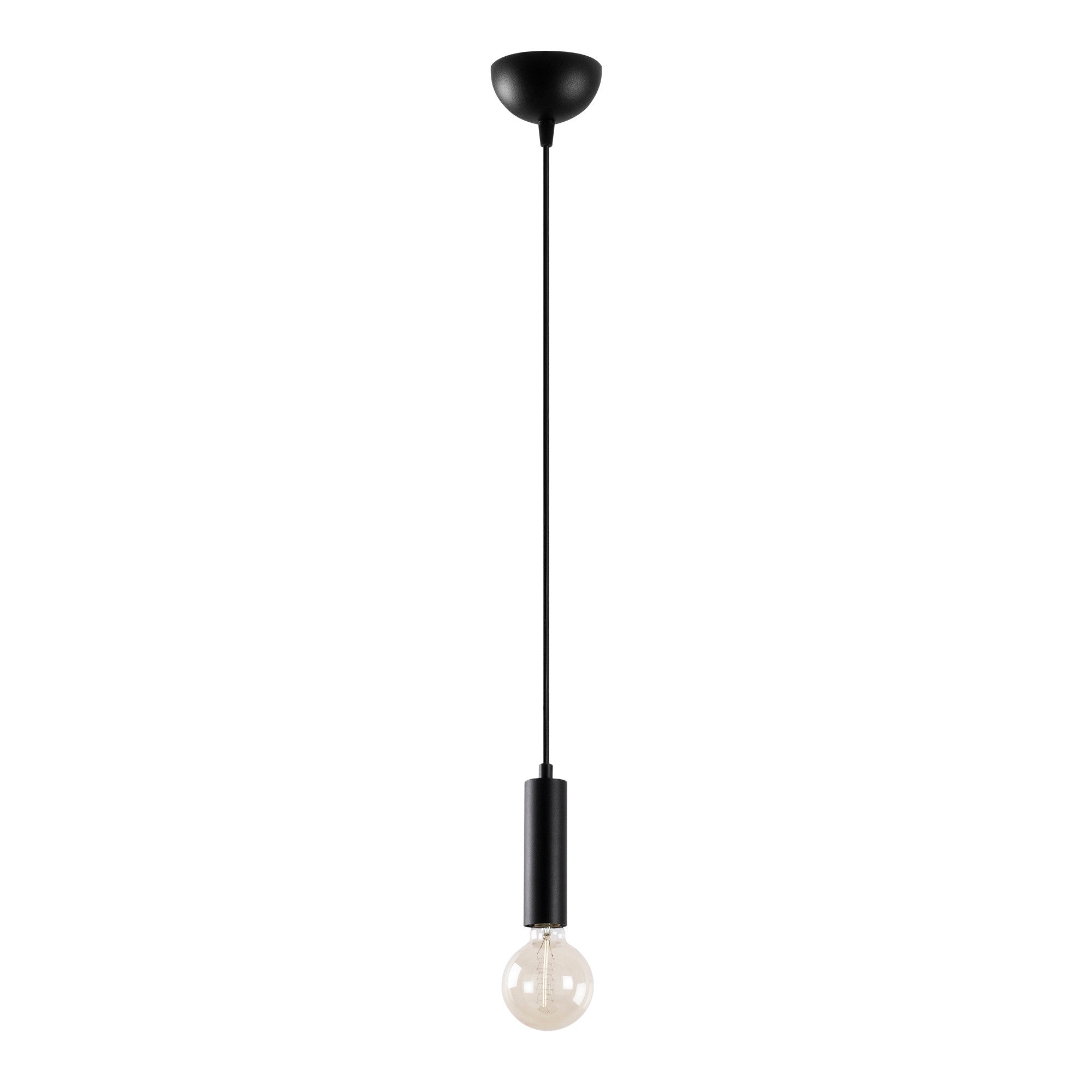 Candeeiro de Teto – 111 cm – Preto – Metal