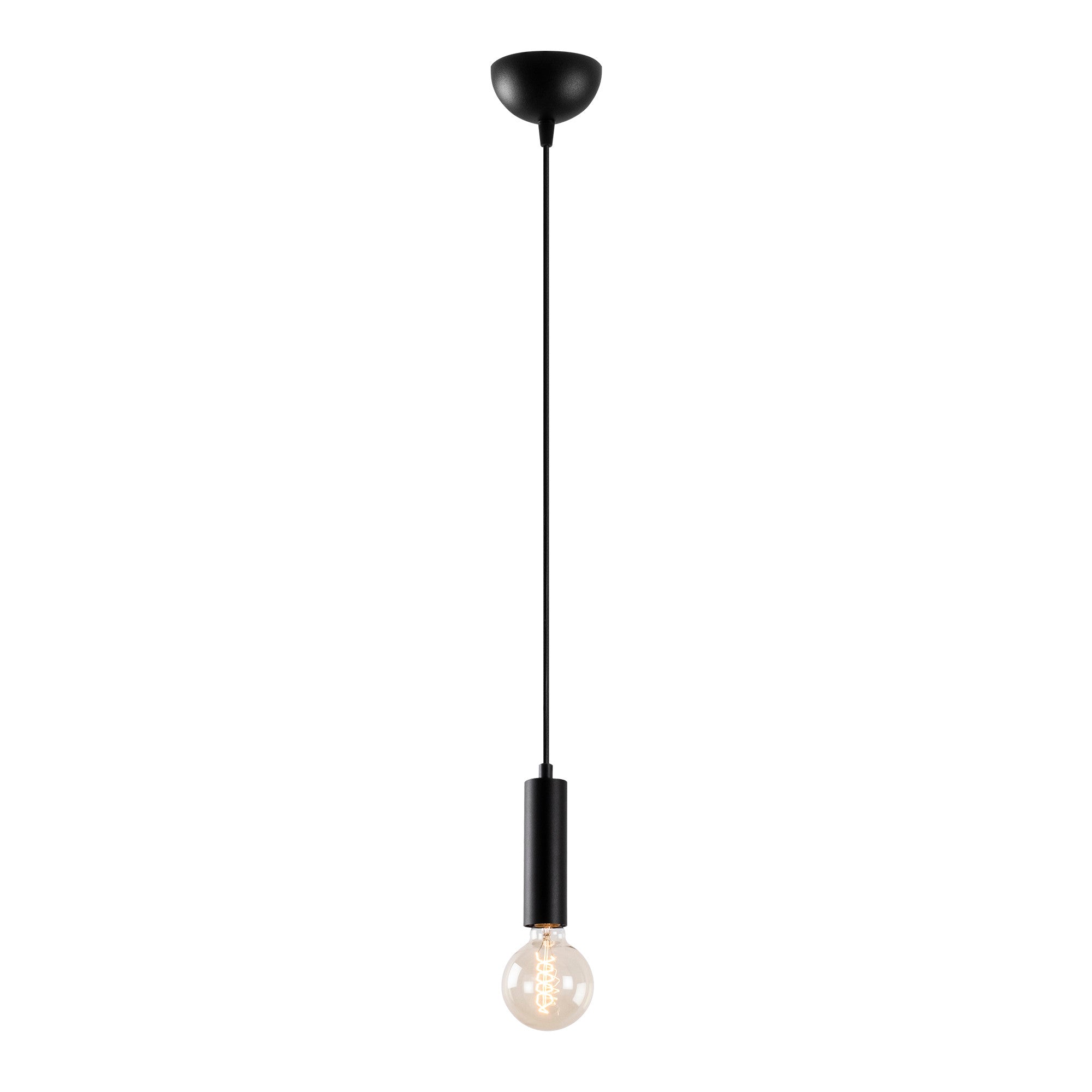 Candeeiro de Teto – 111 cm – Preto – Metal
