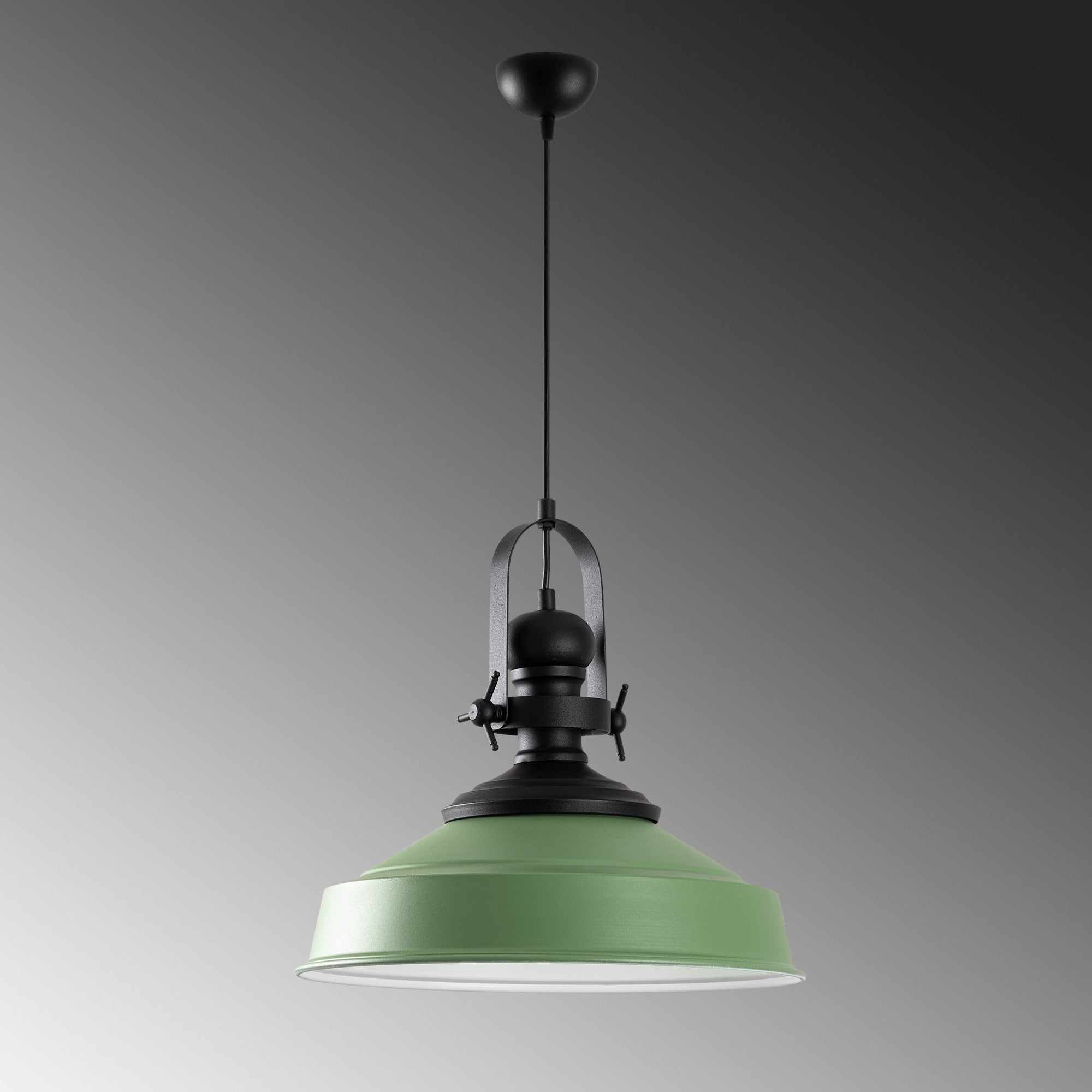 Candeeiro de Teto - 45-130 cm - Verde - Metal