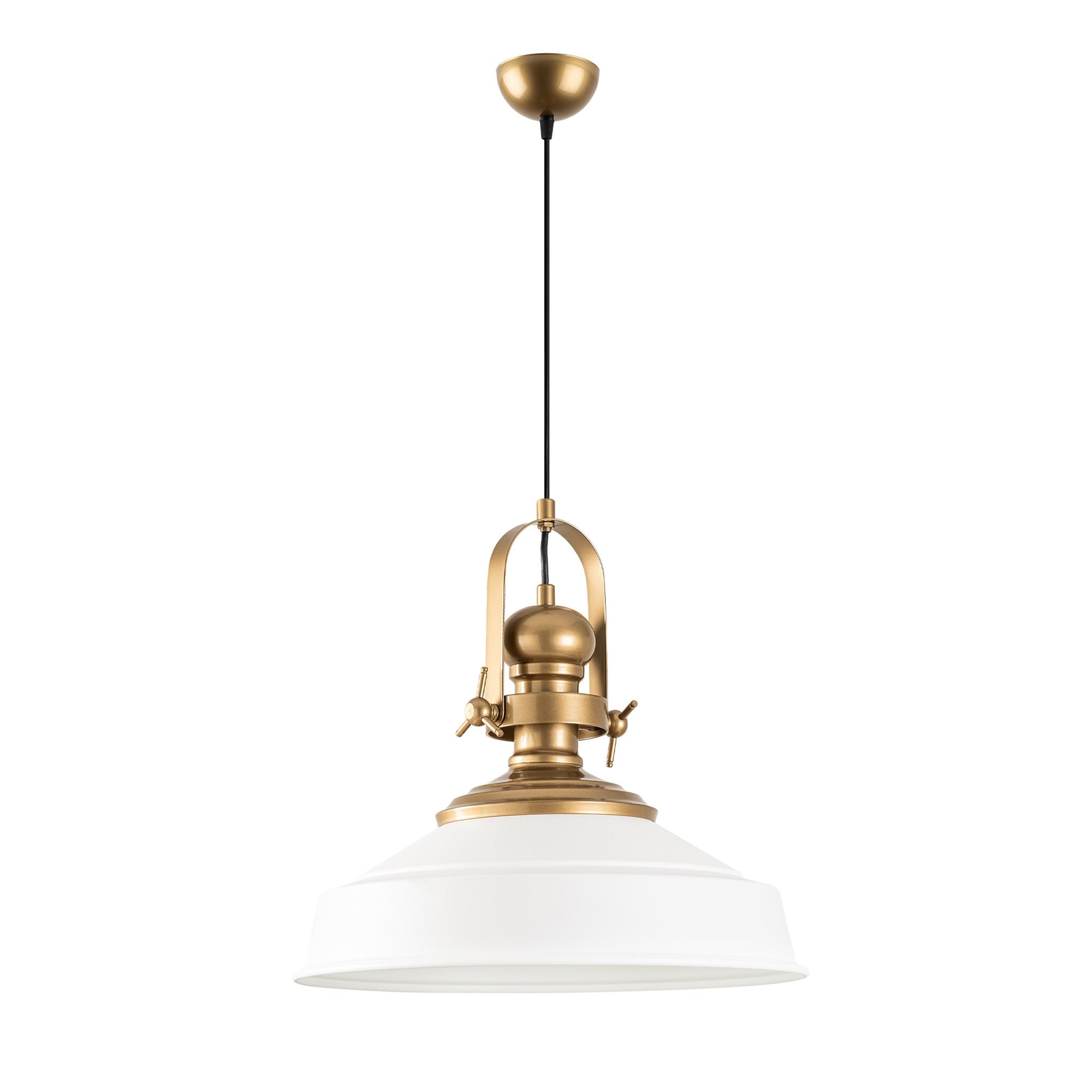 Candeeiro de Teto – 41 cm – Branco – Metal