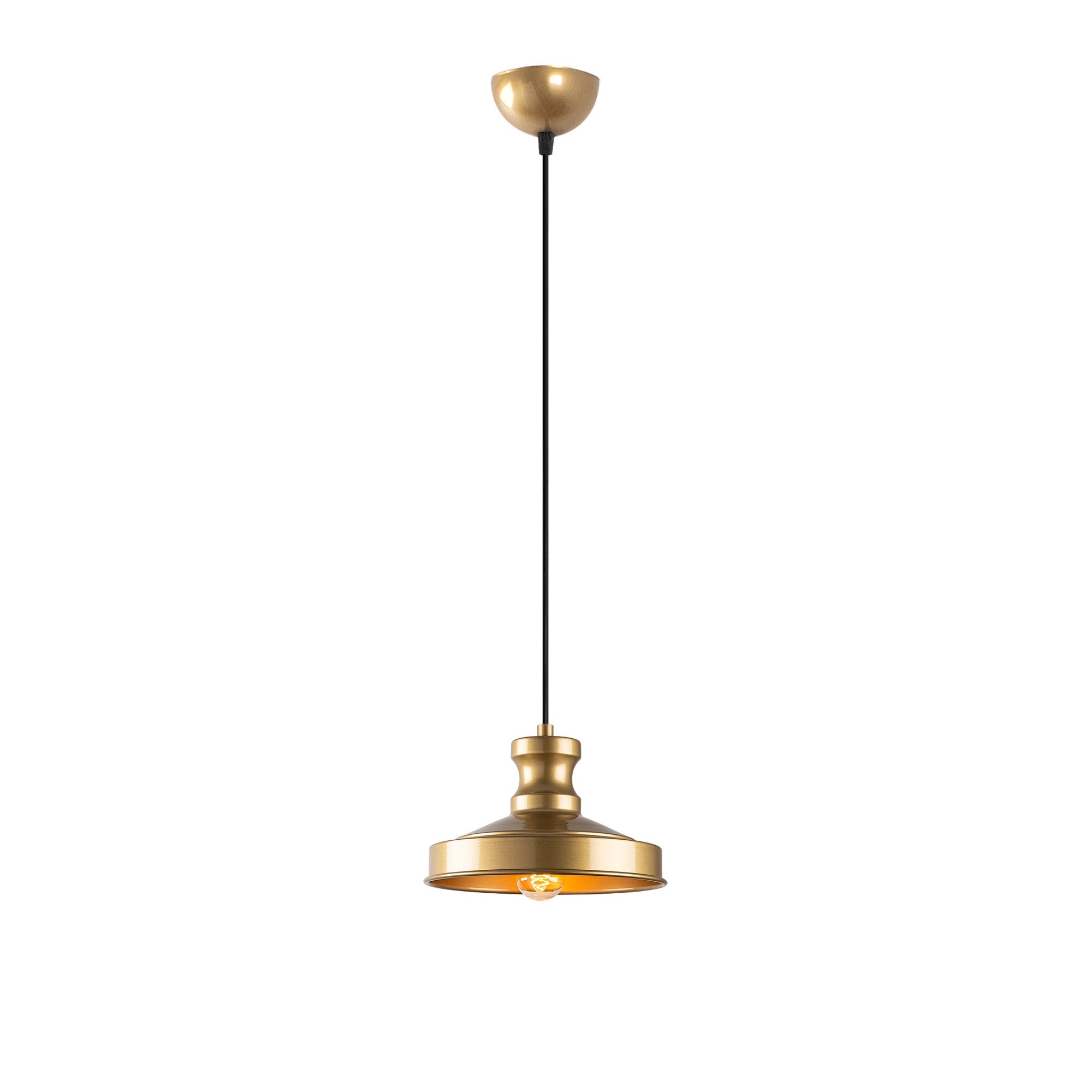 Candeeiro de Teto – 22 cm – Dourado – Metálico