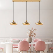 Candeeiro de Teto – 145 x 35 x 116 cm – Dourado – Metal