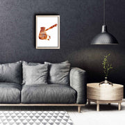 Quadro Decorativo em MDF com Moldura de Madeira KCT-008 – Multicolor – 38 x 53 cm