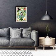 Quadro Decorativo em MDF (3 mm) com Moldura de Madeira 38x53 cm - Multicolor | KCT-010 (585DZL1110)