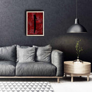 Quadro Decorativo em MDF com Moldura de Madeira, Multicolor, 38 x 53 cm (KCT-014)