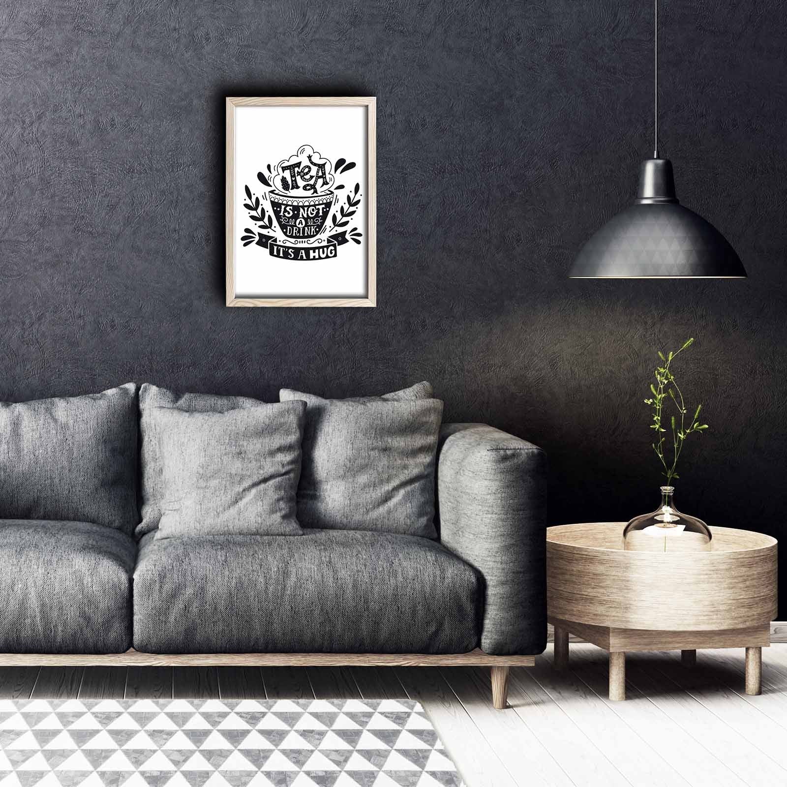 Quadro Decorativo em MDF com Moldura de Madeira, Multicolor, 38 x 53 cm — KCT-015 (585DZL1115)