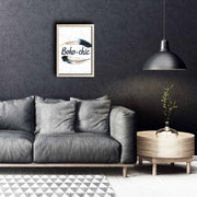 Quadro Decorativo em MDF com Moldura de Madeira, Multicolor, 38 x 53 cm (KCT-016)