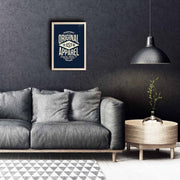 Quadro Decorativo em MDF (3 mm) com Moldura de Madeira, Multicolor, 38 x 53 cm — KCT-020