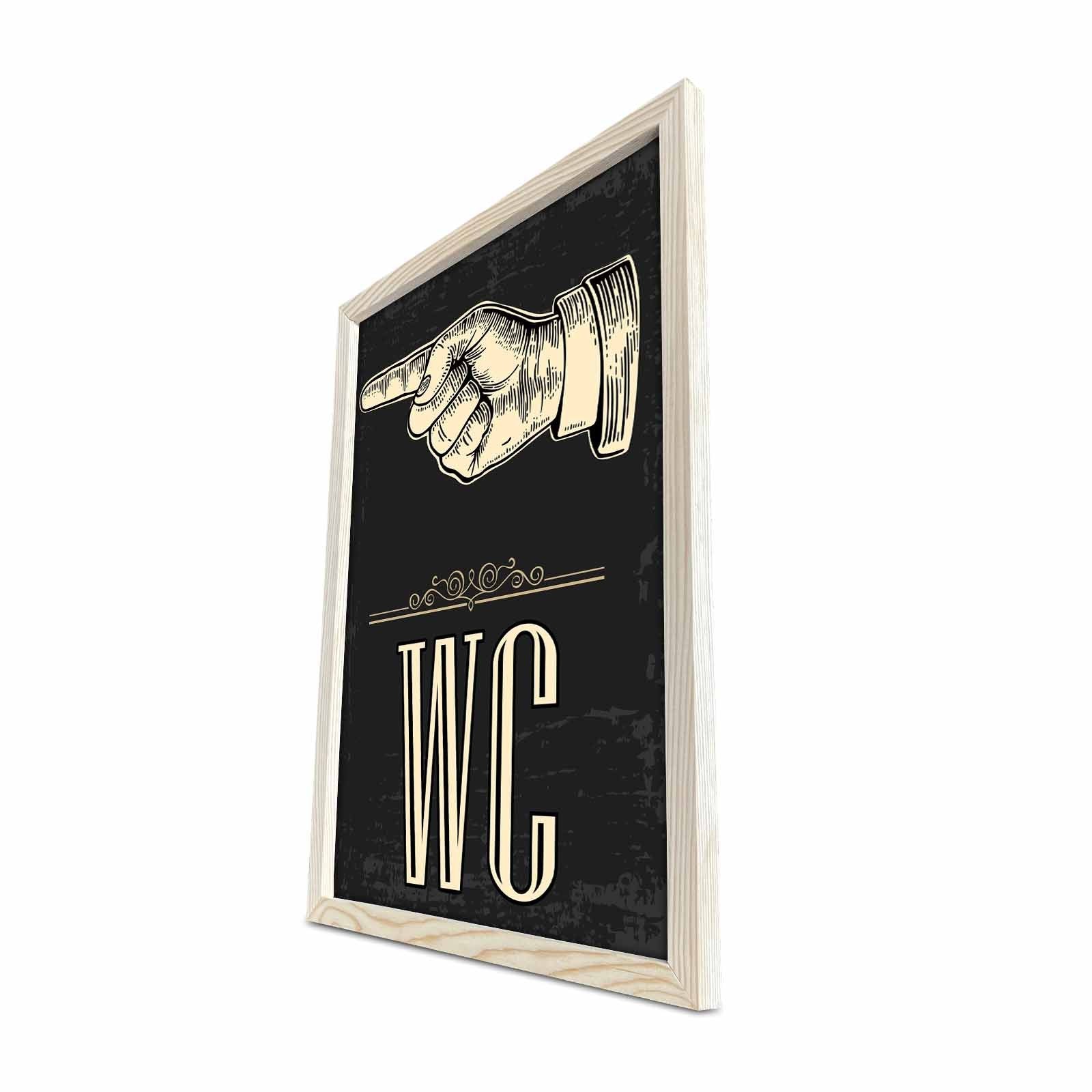 Quadro Decorativo MDF 3 mm com Moldura de Madeira, Multicolor, 38 x 53 cm – KCT-021