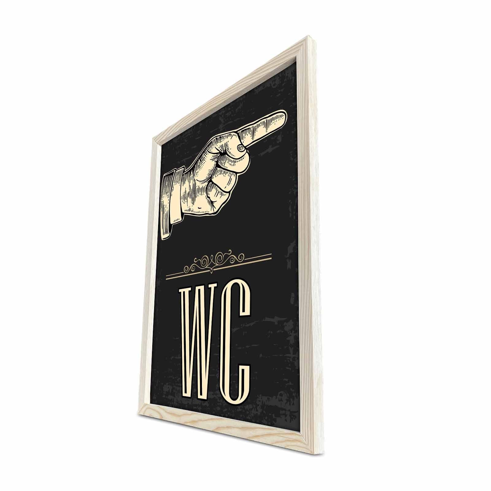 Quadro Decorativo em MDF com Moldura de Madeira (3 mm), Multicolor, 38 x 53 cm – KCT-022