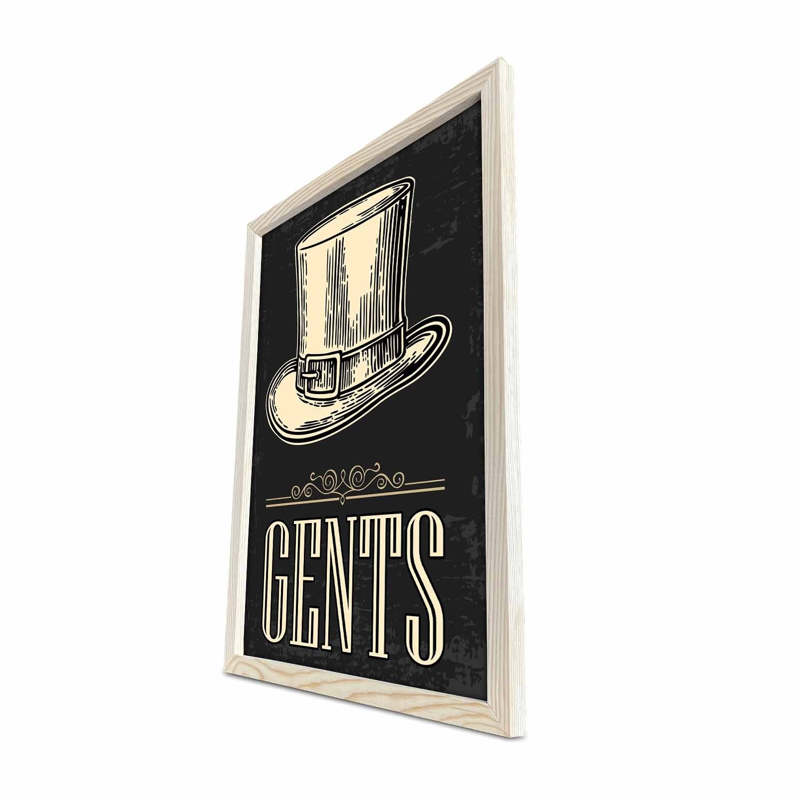 Quadro Decorativo em MDF com Moldura de Madeira, Multicolor, 38 x 53 cm – KCT-024