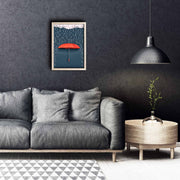 Quadro Decorativo KCT-029 em MDF (3 mm) com Moldura de Madeira, 38 x 53 cm, Multicolorido